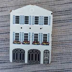 Vintage Shelia Village Charleston SC wooden House Rainbow Row buildings